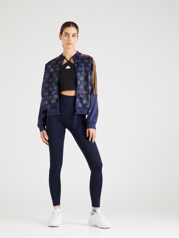 ADIDAS PERFORMANCE Skinny Sportsbukser 'OPT ESS' i blå