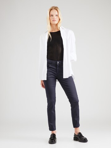 Coupe slim Jean MORE & MORE en bleu