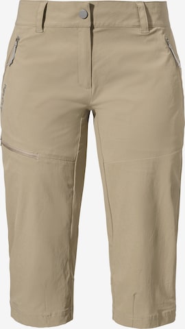 Regular Pantalon outdoor 'Caracas2' Schöffel en beige : devant