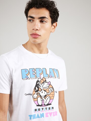 REPLAY Bluser & t-shirts i hvid