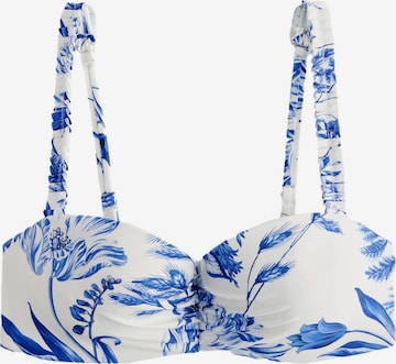 NextBalkonet Bikini gornji dio - bijela boja: prednji dio