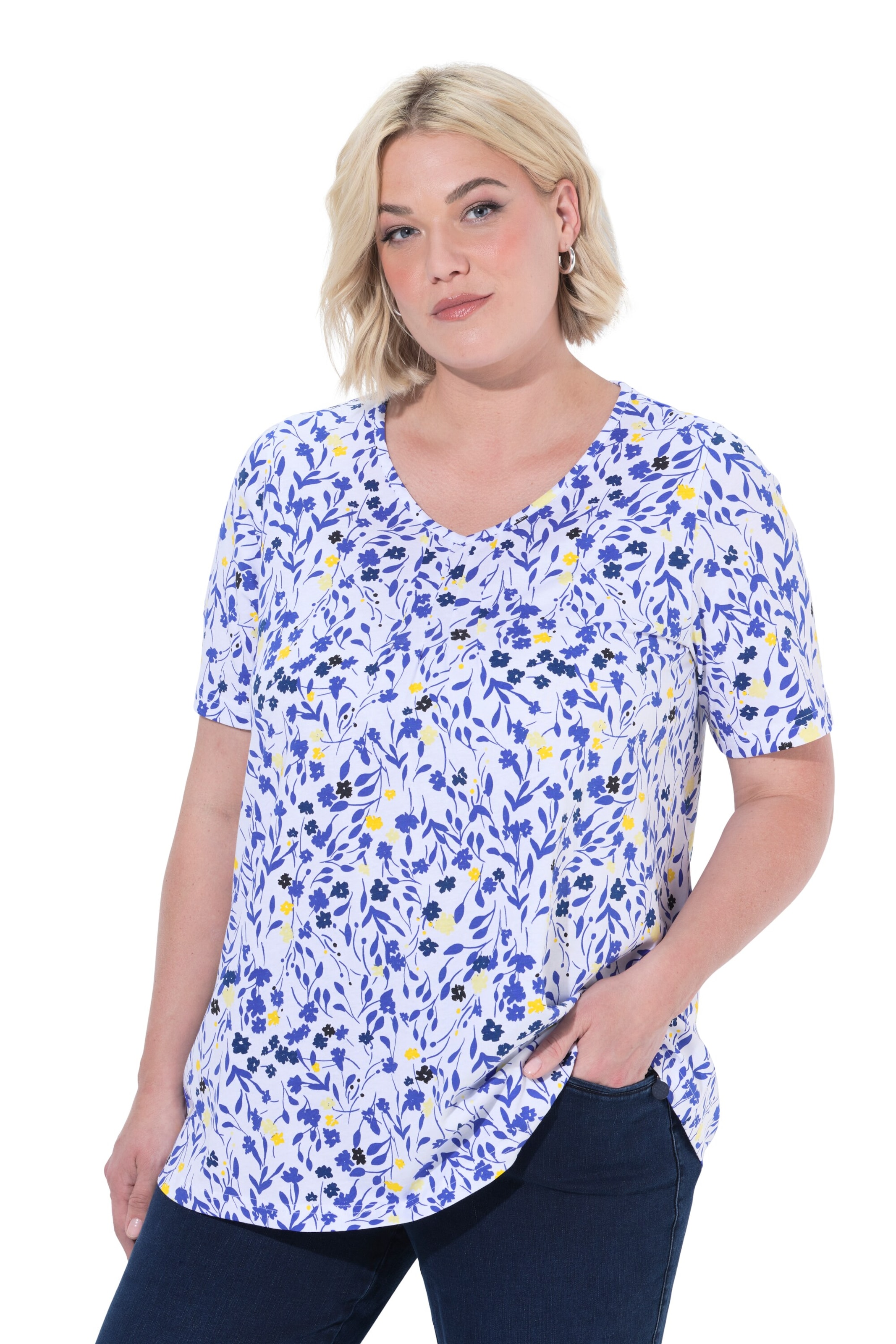 Ulla Popken Shirt in Purple: front
