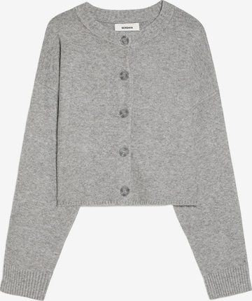 Bershka Kardigan w kolorze szary: przód