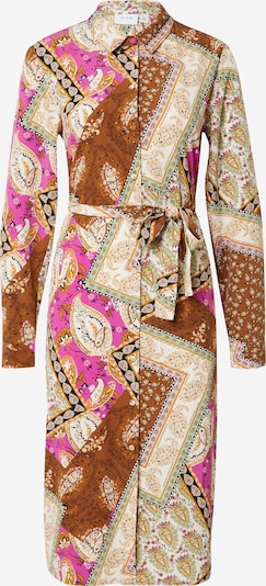 VILA Kleid  'SCARFYS' in beige / braun / pink / schwarz, Produktansicht