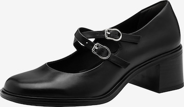 Escarpins Tamaris en noir : devant