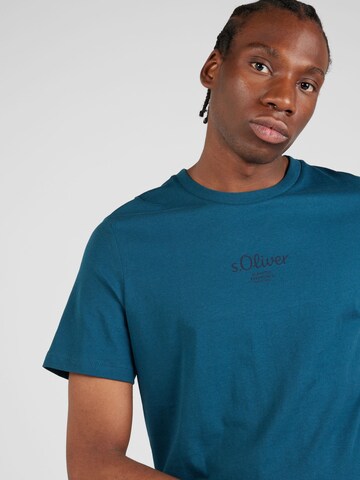 s.Oliver T-Shirt in Blau