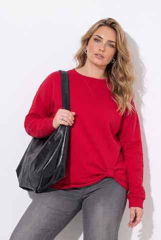 MIAMODA Sweatshirt in Red