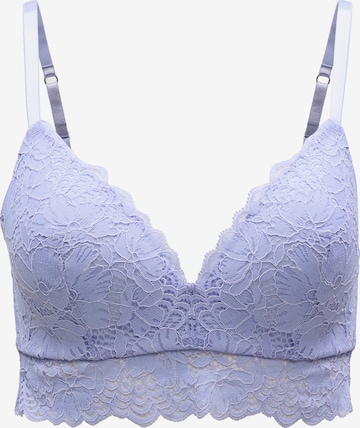 Hunkemöller Bustier Rintaliivi 'Andrea' värissä lila: etupuoli