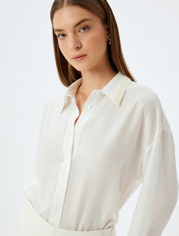 Koton Bluse in Weiß