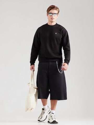 Volcom Sweatshirt 'SINGLE STONE' i svart