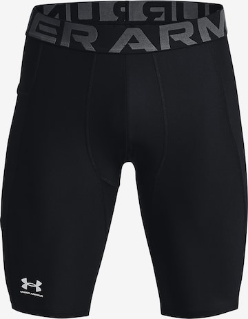 UNDER ARMOUR Skinny Athletic Underwear in Black: front