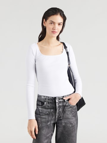 Lee Shirt in Weiß: Vorderseite