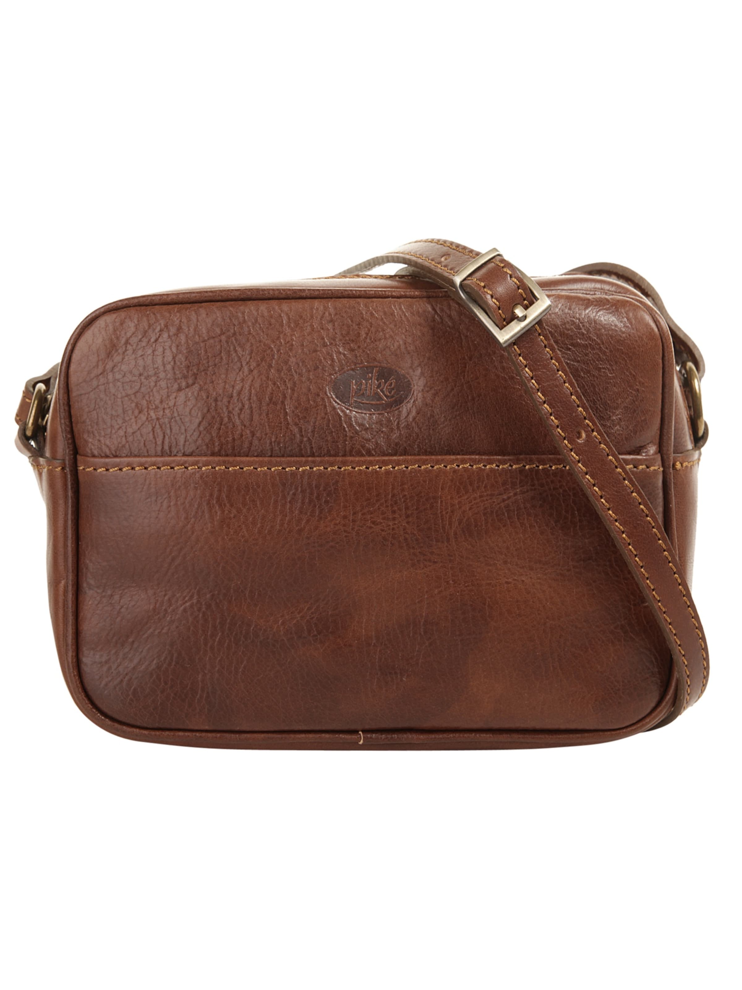 piké Crossbody Bag in Brown: front