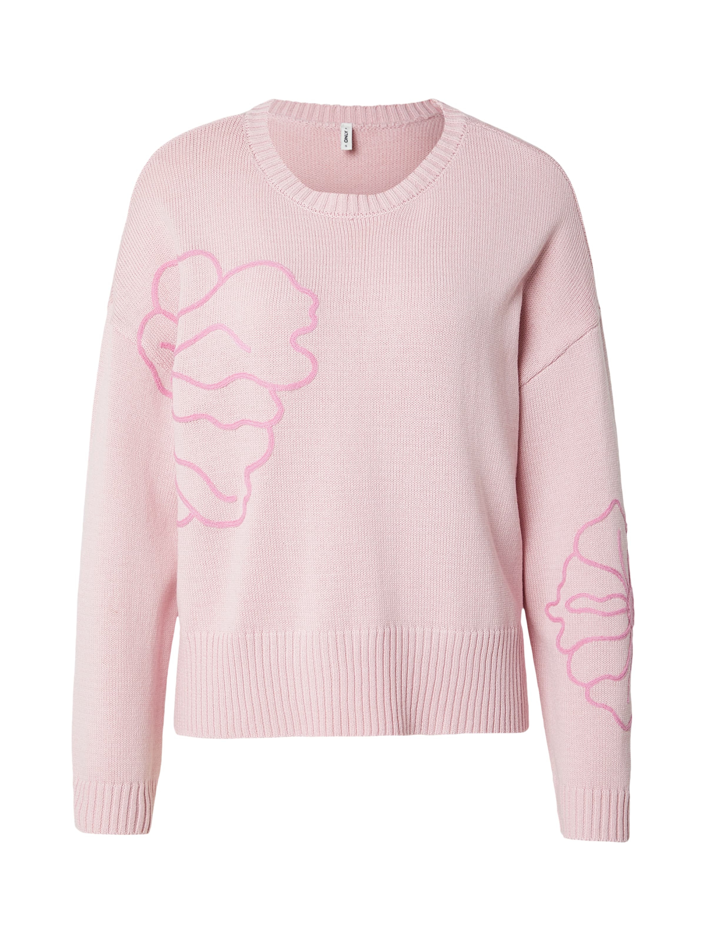 Pull-over 'ONLPETRA' ONLY en rose : devant