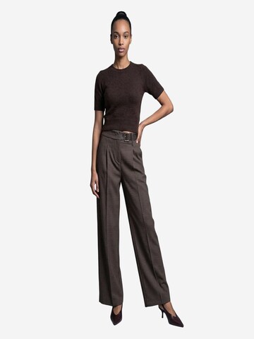 Wide leg Pantaloni di Dilvin in marrone