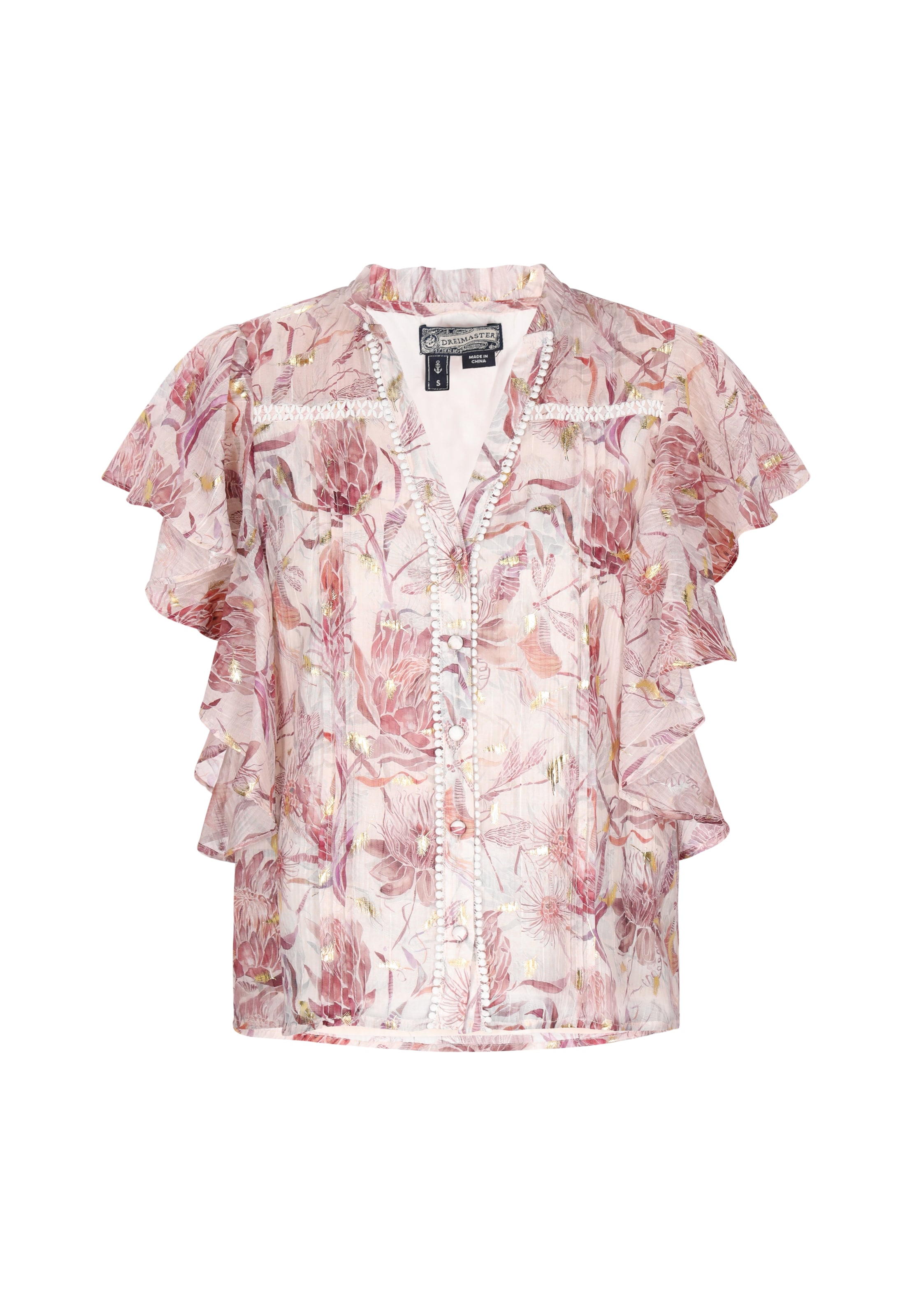 DreiMaster Vintage Μπλούζα σε ροζ: μπροστά