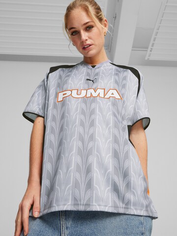 PUMA - Camiseta de fútbol en gris
