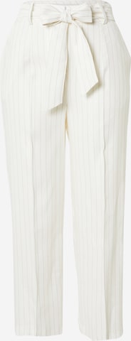 Ipekyol Loosefit Kalhoty s puky – bílá: přední strana