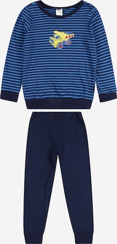 SCHIESSER Pajamas in Blue: front