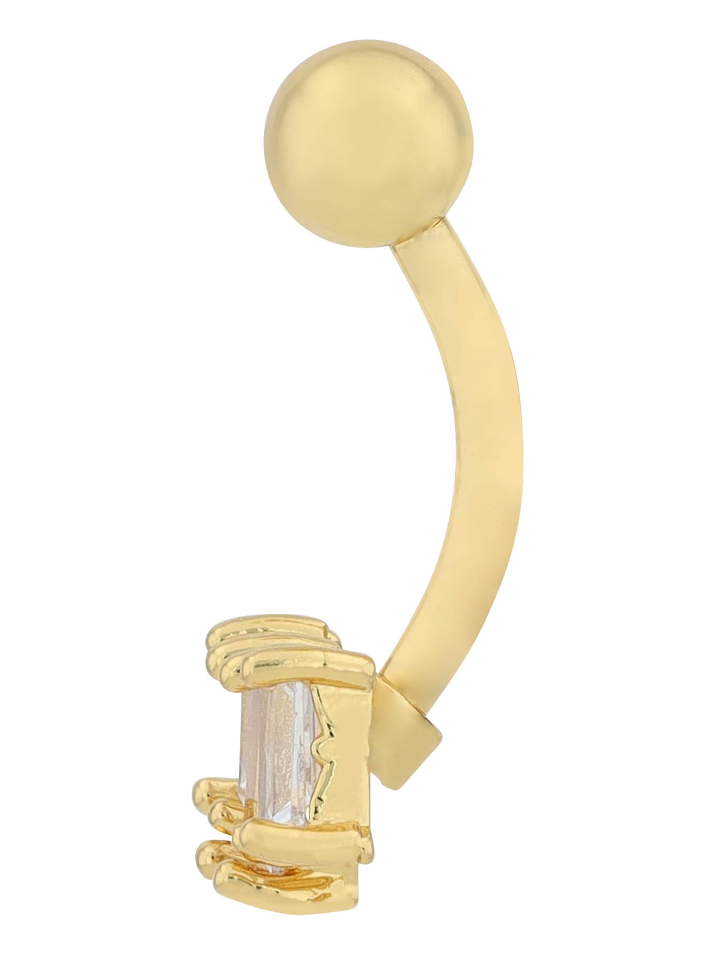 Akzent Piercings 'Zirkonia' in Gold