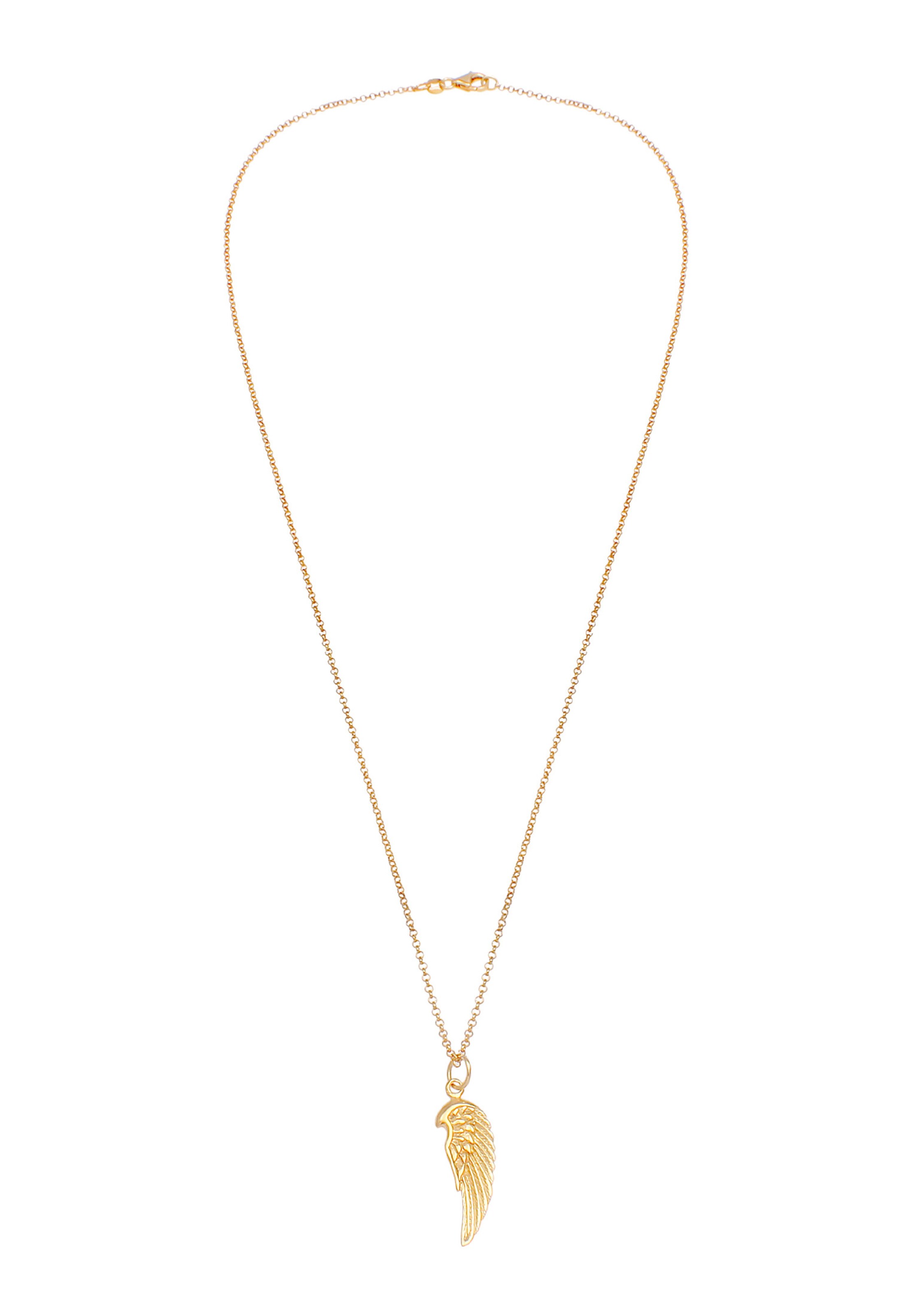 KUZZOI Necklace 'Flügel' in Gold: front