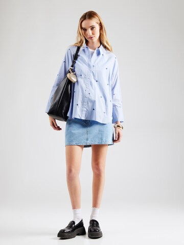 Camicia da donna 'ONLNEW LINA' di ONLY in blu