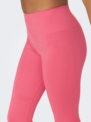 ONLY PLAY Skinny Spodnie sportowe w kolorze różowy
