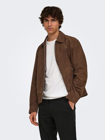 Only & Sons Between-Season Jacket 'ONSElias' in Brown: front