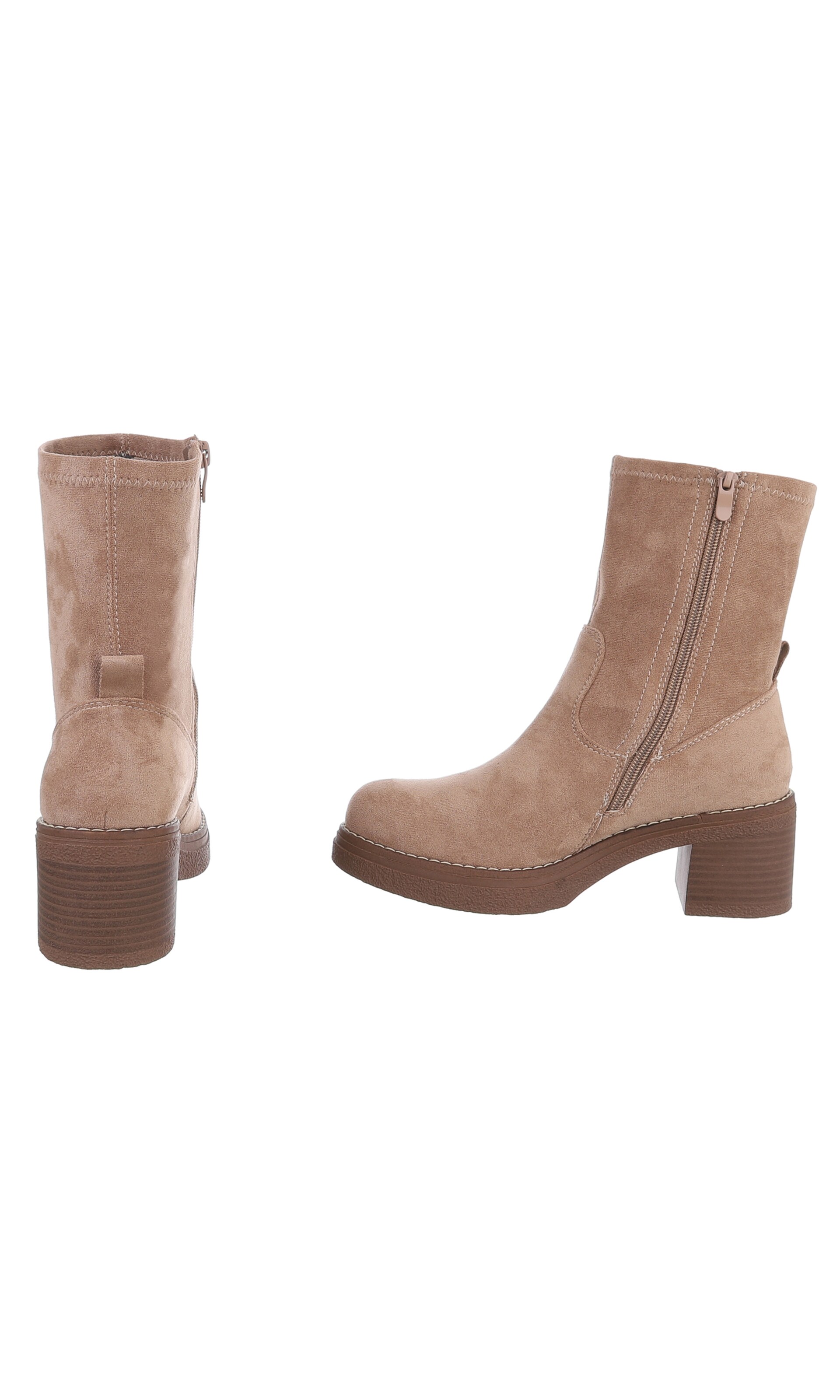 Ital-Design Stiefelette in Braun