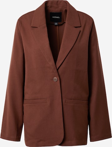 Monki Blazers in Bruin: voorkant