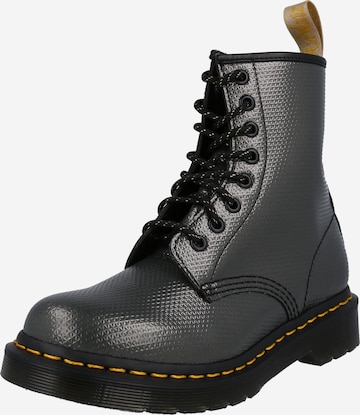 Dr. Martens Veterlaarsjes in Grijs: voorkant