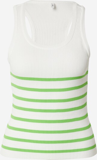ONLY Knitted top 'LILL' in Light green / White, Item view