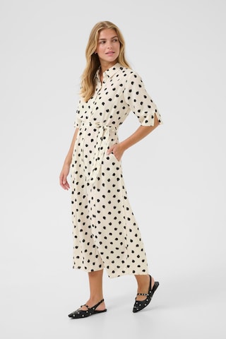 Robe-chemise 'Tiah' Cream en beige
