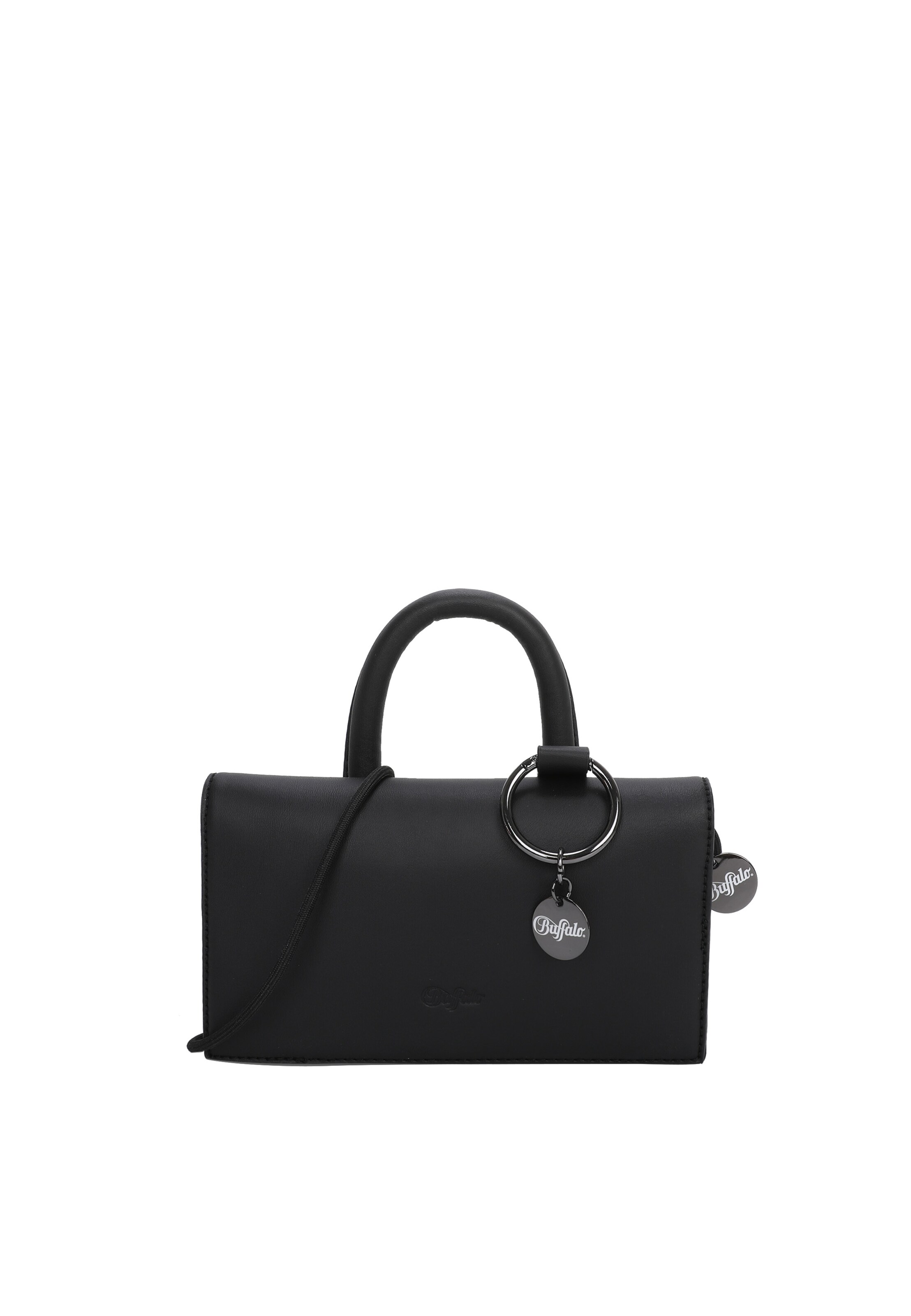 BUFFALO Umhängetasche 'On String' in Schwarz: Vorderseite