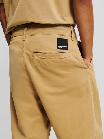 KARL LAGERFELD JEANS Regularen Chino hlače | rumena barva