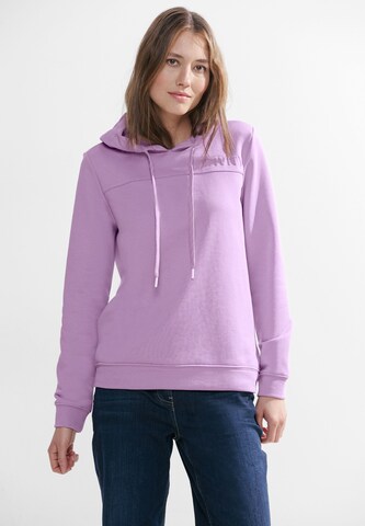 CECIL Sweatshirt in Purple: front
