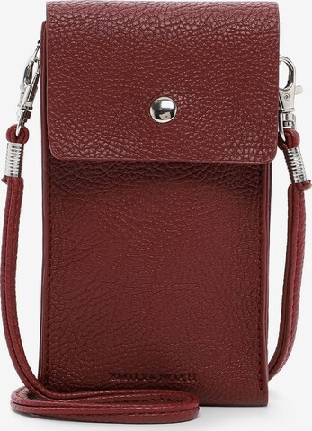 Borsa a spalla 'Emma' di Emily & Noah in rosso: frontale