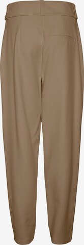 VERO MODA Loose fit Pleat-front trousers 'Ulia' in Brown