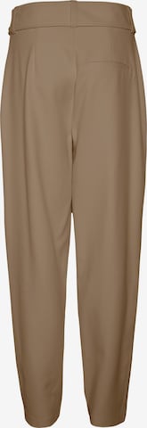 VERO MODA Loose fit Pleat-Front Pants 'Ulia' in Brown