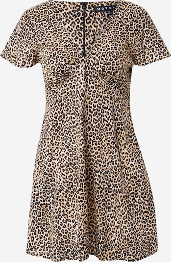 Motel Kleid 'Elara' in beige / hellbraun / schwarz, Produktansicht