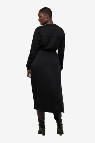 Ulla Popken Shirt Dress in Black