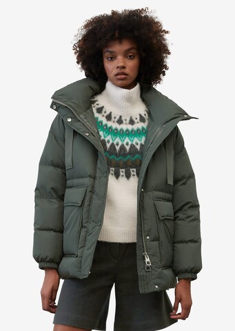 Marc O'Polo Winter Jacket in Green: front