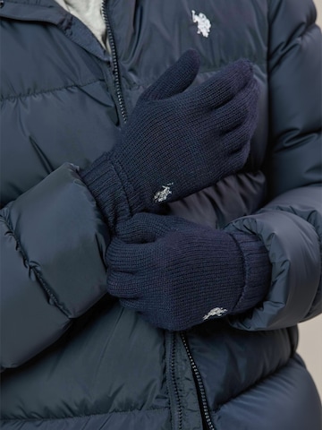 U.S. POLO ASSN. Kesztyű ' UUObi ' - kék: elől