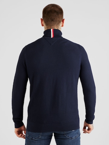 TOMMY HILFIGER Sweter w kolorze niebieski