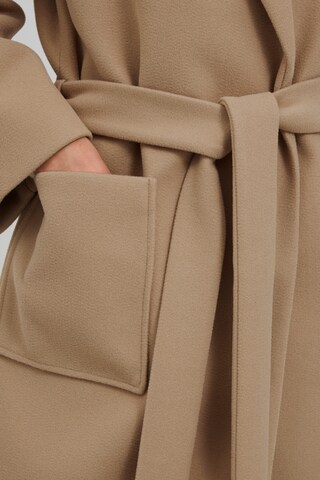 ICHI - Abrigo de entretiempo 'JANNET' en beige
