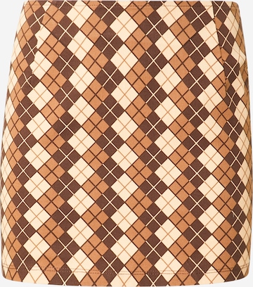 Motel Skirt 'Ima' in Brown: front