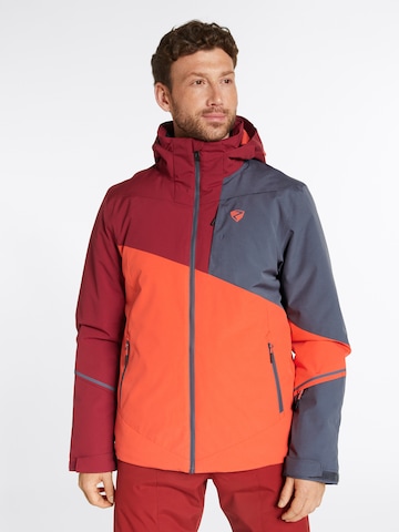 ZIENER Athletic Jacket 'TIMPA' in Orange: front