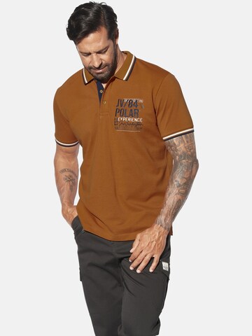 Jan Vanderstorm Shirt 'Fretu' in Bruin: voorkant