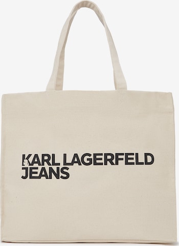 KARL LAGERFELD JEANSShopper torba - bež boja: prednji dio
