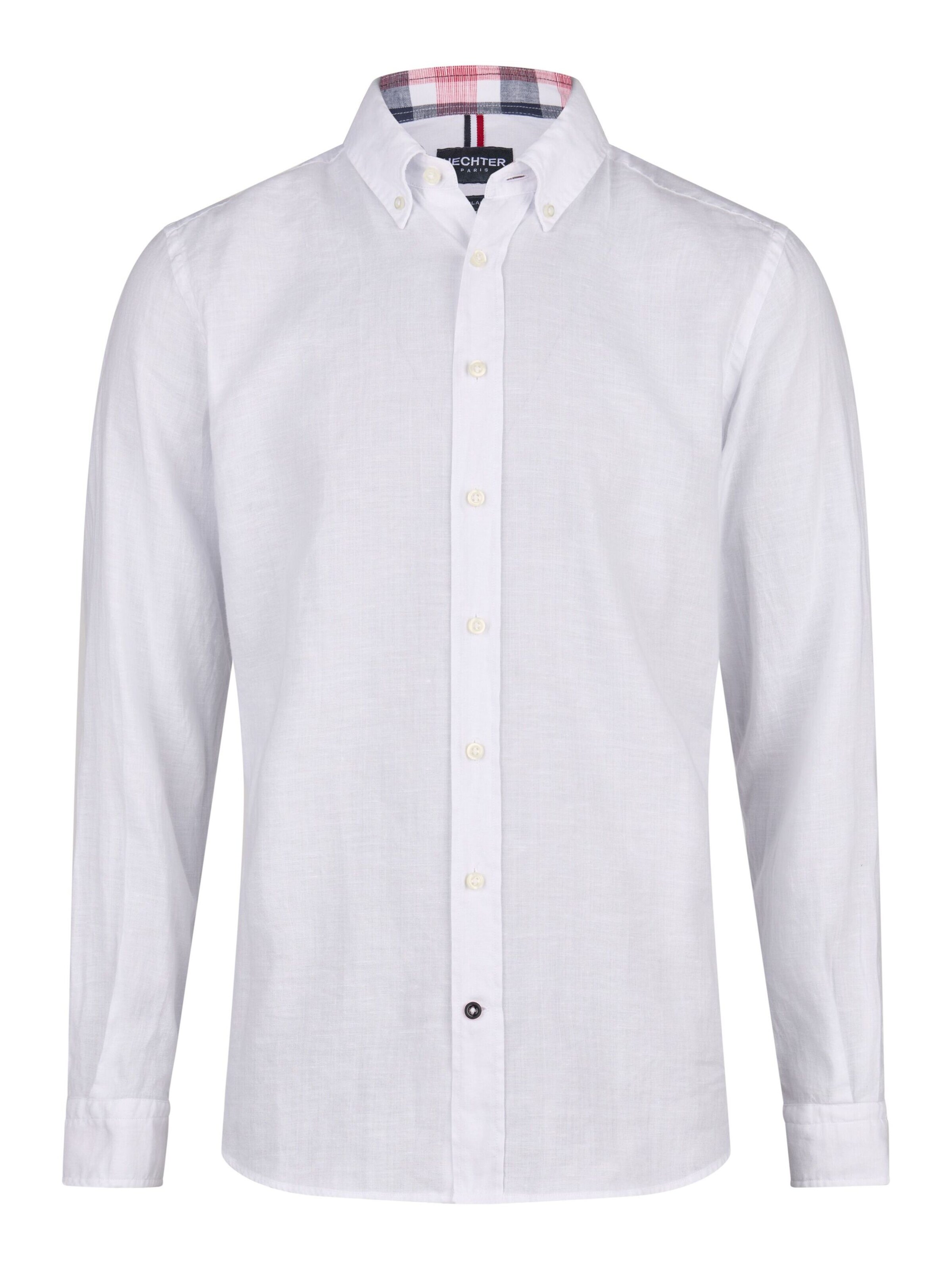 Chemise HECHTER PARIS en blanc : devant